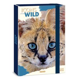 ARS UNA Icons of the Wild-Serval 25 (5503) A4 füzetbox ARS_UNA_50855032 small