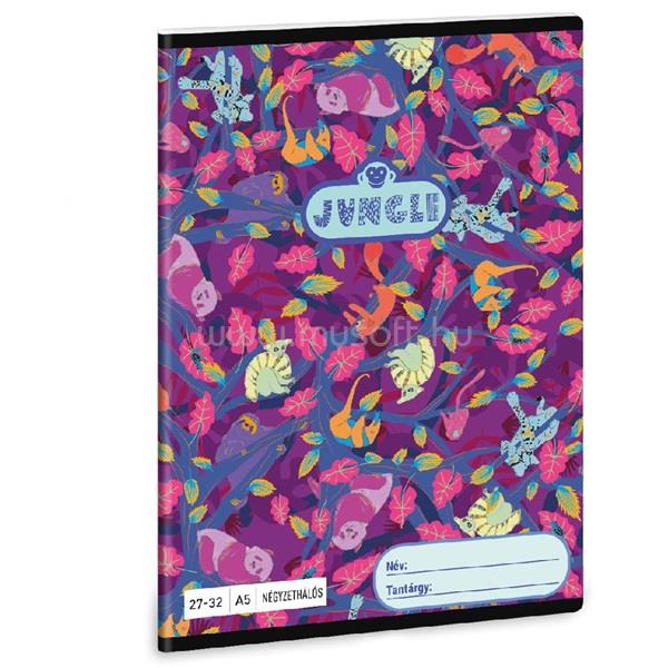 ARS UNA Jungle 23 5259 A5 27-32 kockás füzet