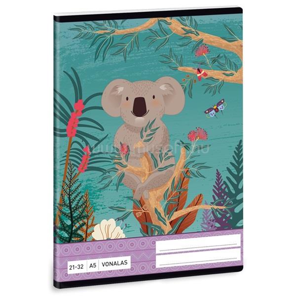 ARS UNA Kirra Koala A5 21-32 vonalas füzet