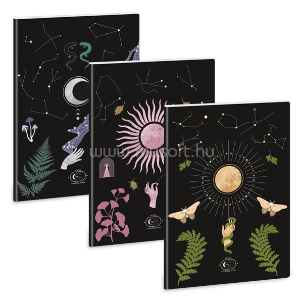 ARS UNA Mystic Constellation 24 (5423) A4 extra kapcsos vonalas füzet