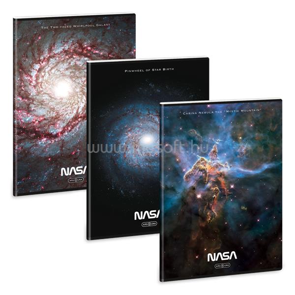 ARS UNA NASA 25 (5484) A4 extra kapcsos kockás füzet