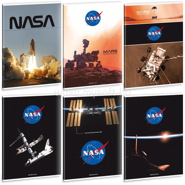 ARS UNA NASA 5078 A4 extra kapcsos sima füzet