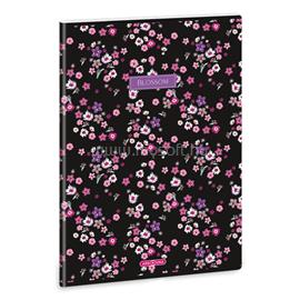 ARS UNA Pearl Blossom Black 24 (5377) A4 extra kapcsos kockás füzet ARS_UNA_53123770 small