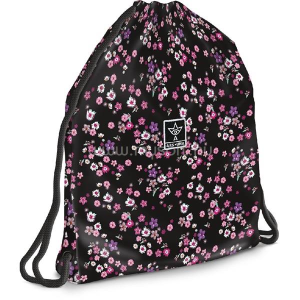 ARS UNA Pearl Blossom Black 24 (5377) tinédzser sportzsák