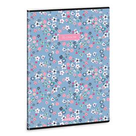 ARS UNA Pearl Blossom Blue 24 (5376) A4 extra kapcsos kockás füzet ARS_UNA_53123763 small
