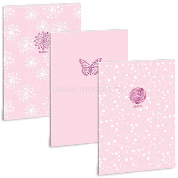ARS UNA Pink Spring 22 (5242) A4 extra kapcsos kockás füzet