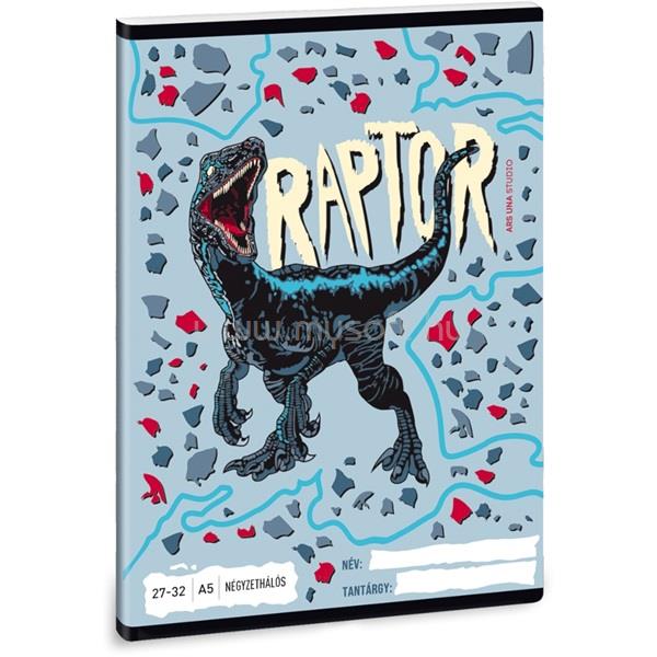 ARS UNA Raptor A5 27-32 kockás füzet