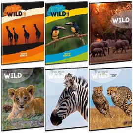 ARS UNA The eyes of the wild 23 (5328) A4 extra kapcsos kockás füzet ARS_UNA_53123282 small