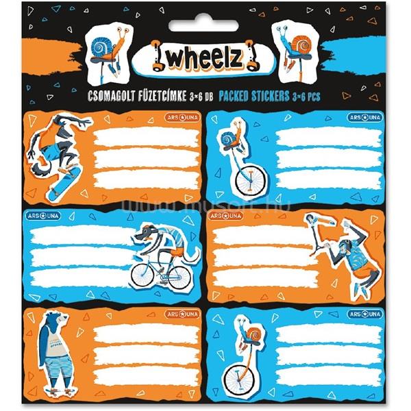 ARS UNA Wheelz 23 (5262) 3x6db füzetcímke