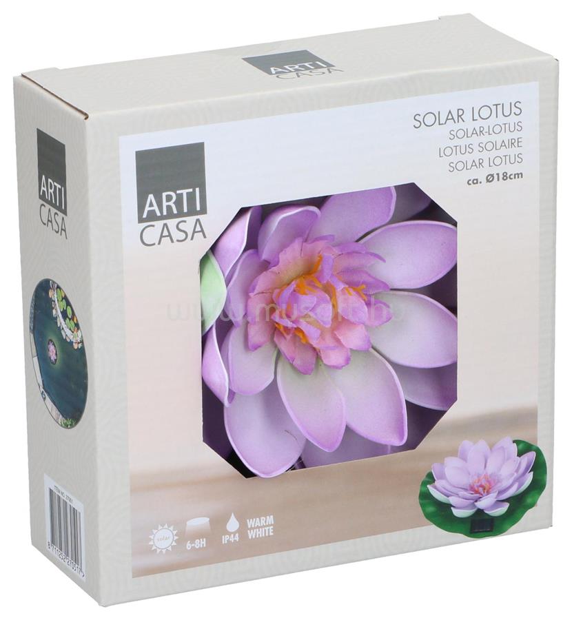 ARTI CASA Solar dekor virág lótusz, 2 féle