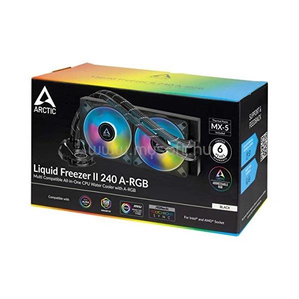 ARCTIC CPU hűtő Liquid Freezer 240 II A-RGB (vízhűtés), Univerzális