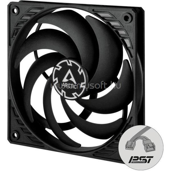ARCTIC P12 Slim PWM PST 12cm ház hűtő ventilátor (fekete)