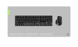 ARTIMO Artimo Desk Mat Micro Series V2 M (80x40cm) mikroszálas textil egérpad (fehér) artimo-micro2-white-m small