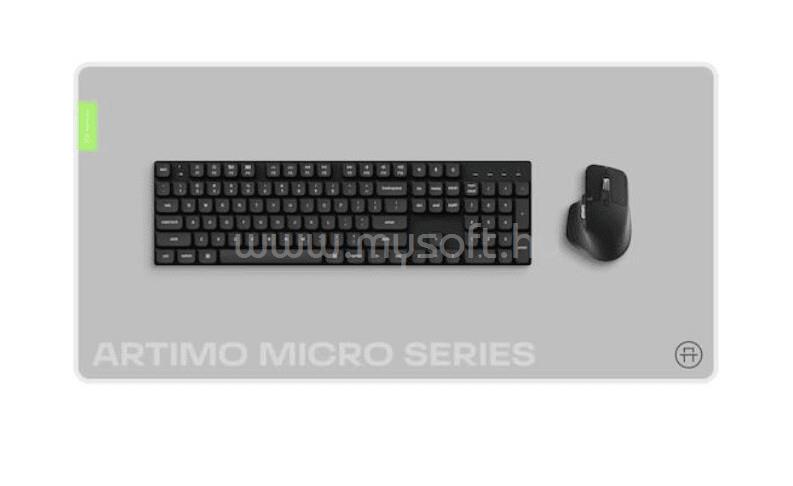 ARTIMO Artimo Desk Mat Micro Series V2 M (80x40cm) mikroszálas textil egérpad (fehér)