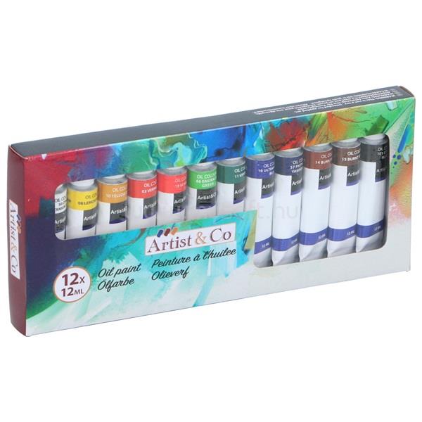 ARTIST-CO Artist&Co 12 darabos 12 ml olajfesték