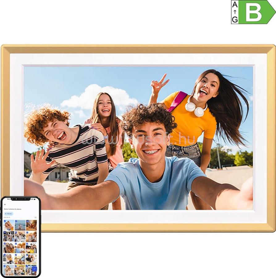 ARZOPA D14 Golden Digitális Képkeret - 14"