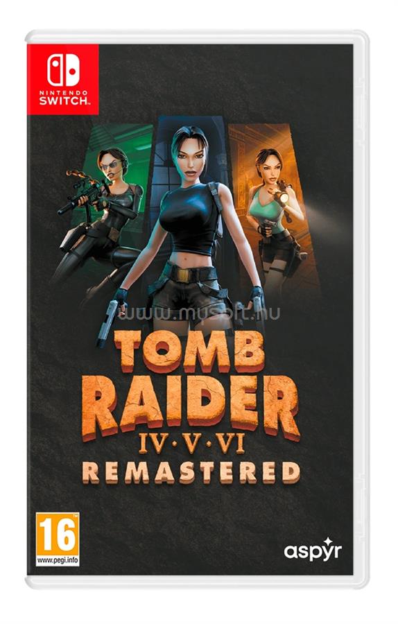 ASPYR Tomb Raider IV-VI Remastered Starring Lara Croft Nintendo Switch játék