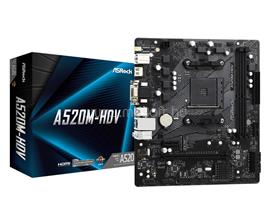 ASROCK alaplap A520M-HDV (AM4, mATX) 90-MXBE50-A0UAYZ small