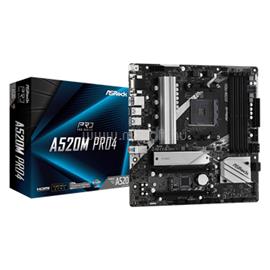 ASROCK alaplap A520M Pro4 (AM4, mATX) A520M_PRO4 small