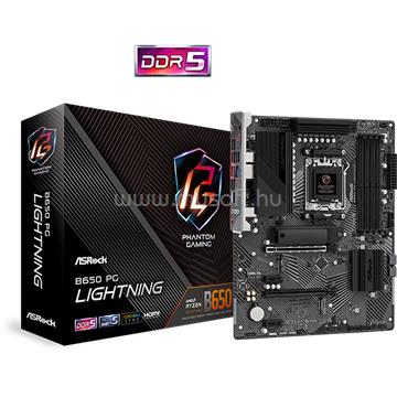 ASROCK alaplap B650 PG Lightning (AM5, ATX)