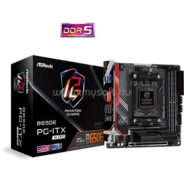 ASROCK alaplap B650E PG-ITX WiFi (AM5, mini-ITX)