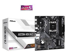 ASROCK alaplap A620M-HDV/M.2 (AM5, mATX) A620M-HDV/M.2 small