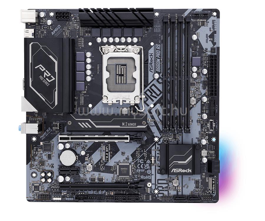 ASROCK alaplap B660M Pro RS (LGA1700, mATX)