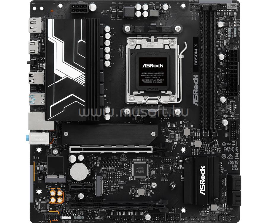 ASROCK alaplap B850M-X (AM5, mATX)