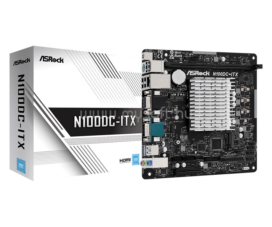 ASROCK alaplap N100DC-ITX (mini-ITX)