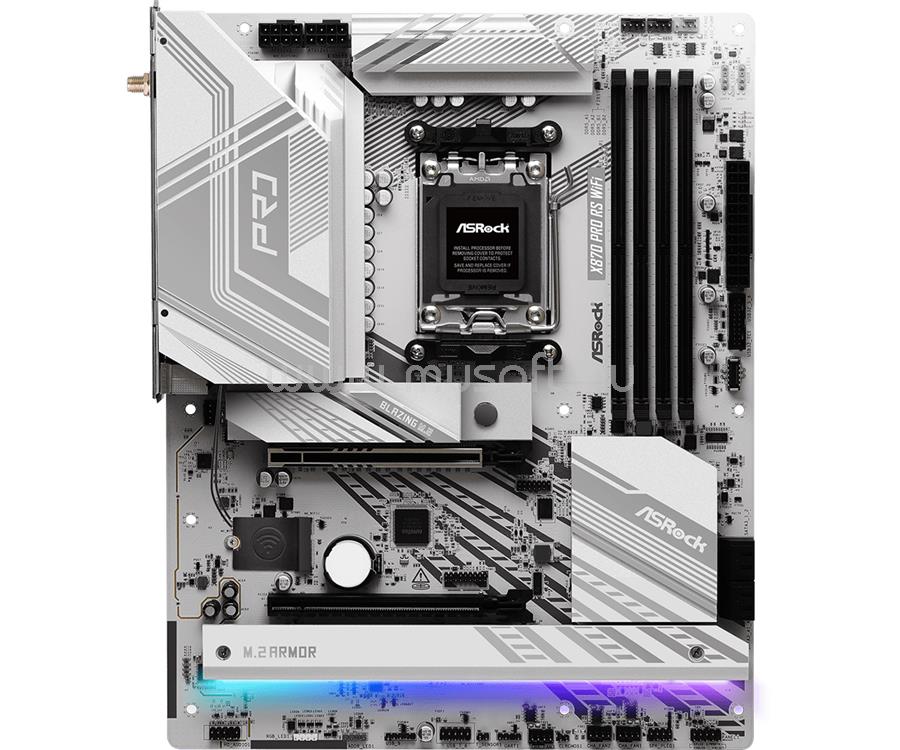 ASROCK alaplap X870 PRO RS WIFI (AM5, ATX)