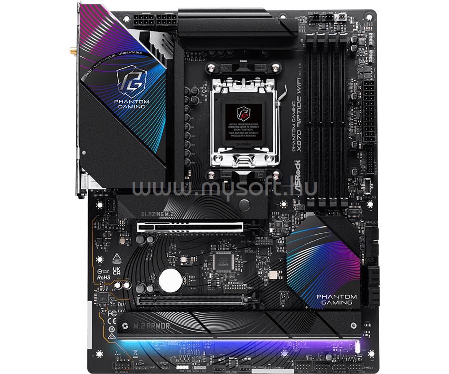 ASROCK alaplap X870 RIPTIDE WIFI (AM5, ATX)
