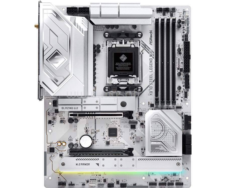 ASROCK alaplap X870 STEEL LEGEND WIFI (AM5, ATX)