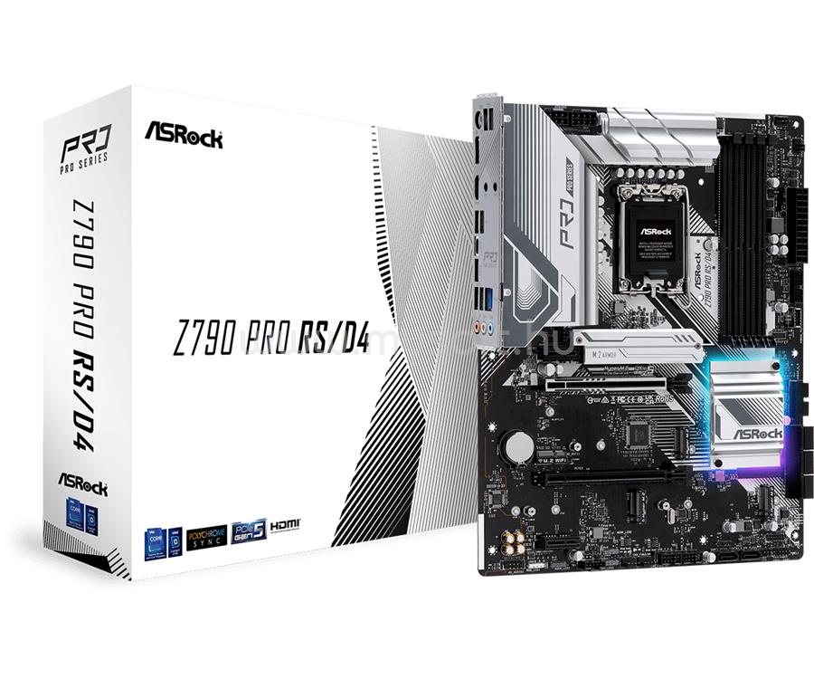 ASROCK alaplap Z790 PRO RS/D4 (LGA1700, ATX)