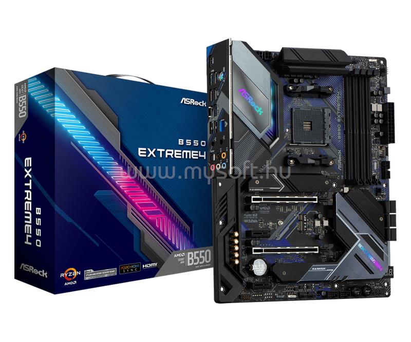 ASROCK alaplap B550 EXTREME4 (AM4, ATX)