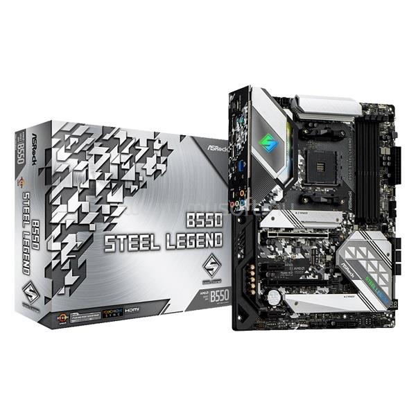 ASROCK alaplap B550 STEEL LEGEND (AM4, ATX)