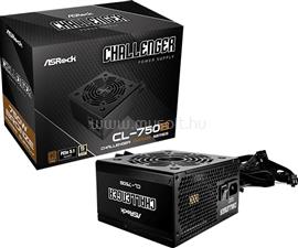 ASROCK Challenger CL-750B 750W 80 PLUS BRONZE tápegység, fekete 90-UXC075-BNEAAA small