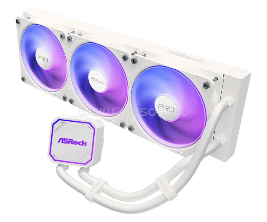 ASROCK PRO WHITE 360 ARGB CPU hűtő