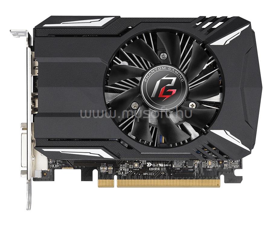 ASROCK Videokártya AMD Radeon RX550 4G  PHANTOM Gaming 4GB GDDR5