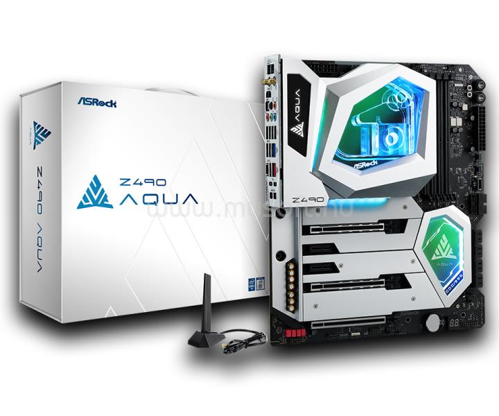 ASROCK alaplap Z490 AQUA (LGA1200, EATX)