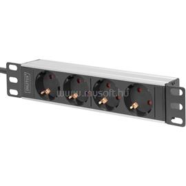ASSMANN 10INCH SOCKET STRIP 4 SOCKETS WITH ALUMINUM PROFILE NS DN-95418 small