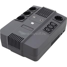 ASSMANN ALLINONE UPS 600VA/360W LED 12V 7AH 4XCEE 7/7 3XIEC C13 USB RJ45 EN DN-170110 small