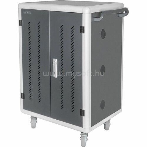ASSMANN CHARGINGTROLLEY UV-C DATA SYNC 30 CHARGEBASES 3962CM 156 BLK NS