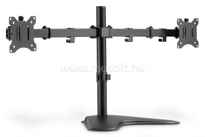 ASSMANN Dual Monitor Stand 15-32", 2x 8 kg (max.), black