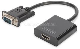ASSMANN VGA - HDMI CONVERTER AUDIO FULLHD1080P CABLE BLACK DA-70473 small