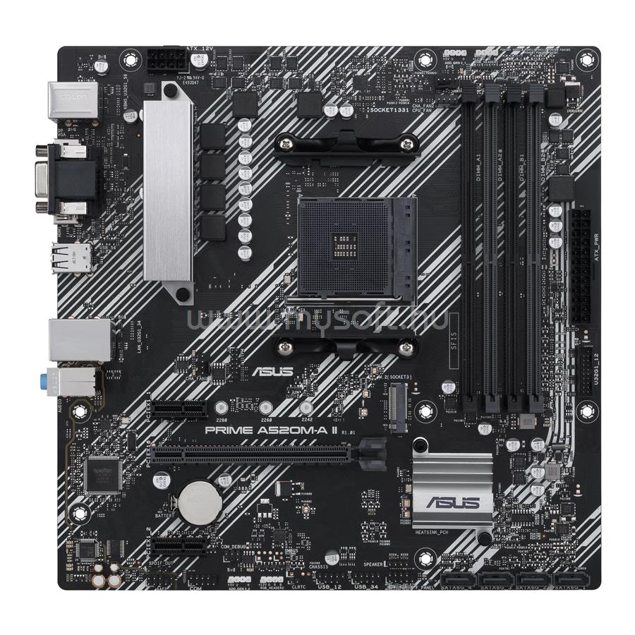 ASUS alaplap PRIME A520M-A II/CSM (AM4, mATX)
