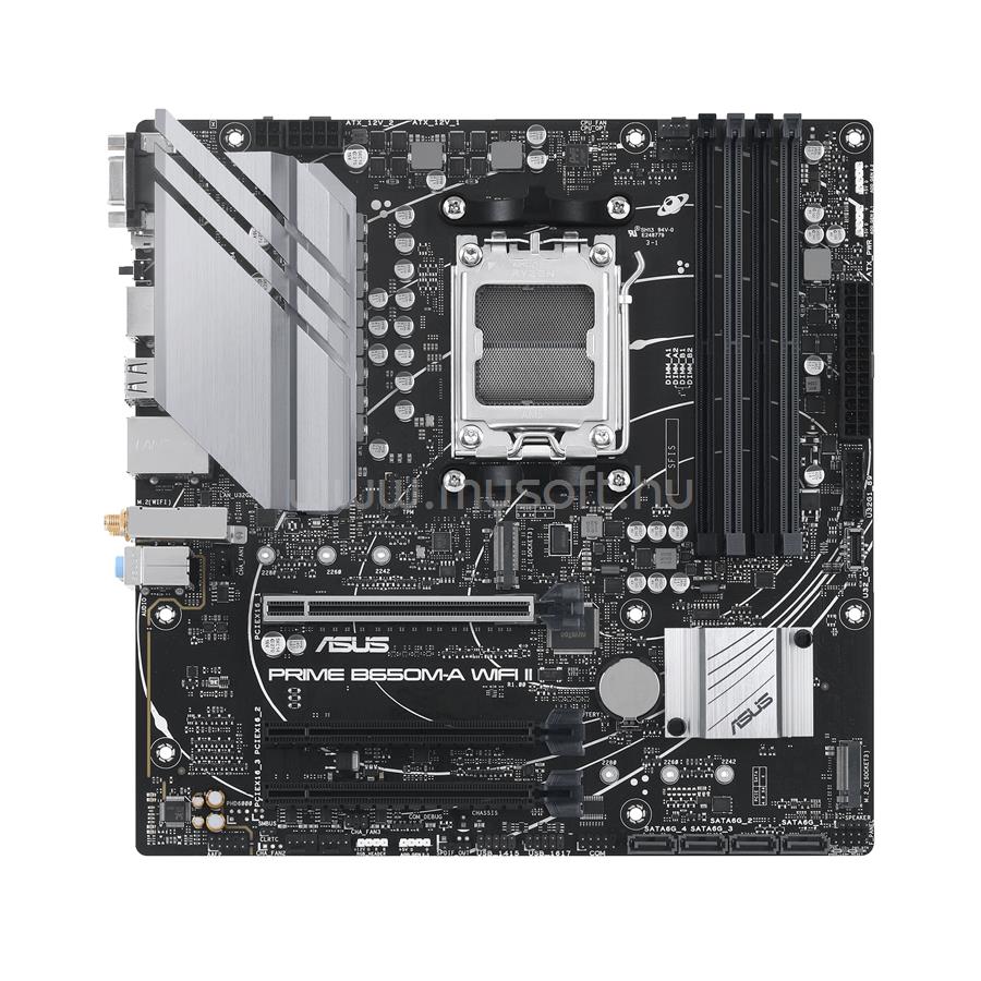 ASUS alaplap PRIME B650M-A WIFI II (AM5, mATX)