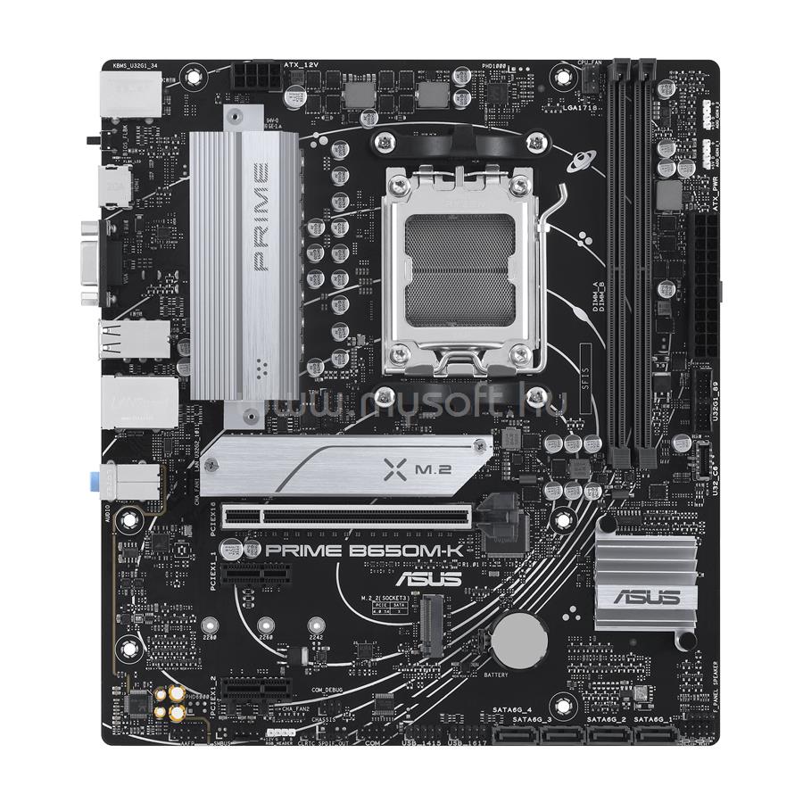 ASUS alaplap PRIME B650M-K (AM5, mATX)