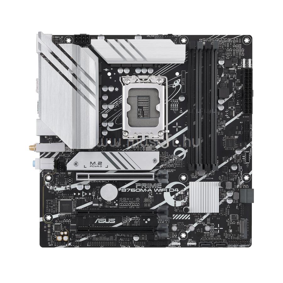 ASUS alaplap PRIME B760M-A WIFI D4 (LGA1700, mATX)