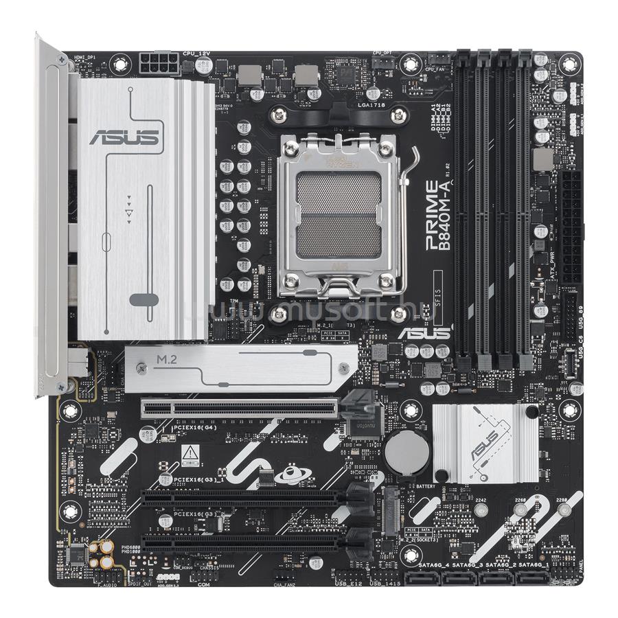 ASUS alaplap PRIME B840M-A-CSM (AM5, mATX)