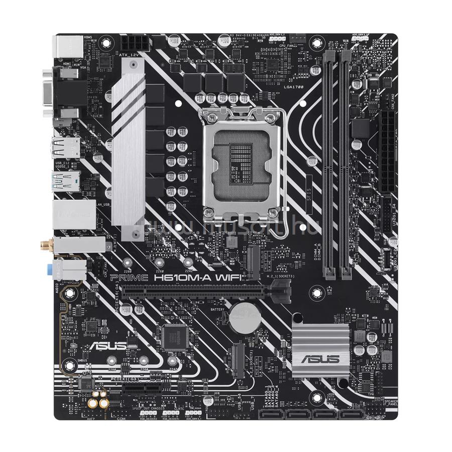 ASUS alaplap PRIME H610M-A WIFI (LGA1700, mATX)